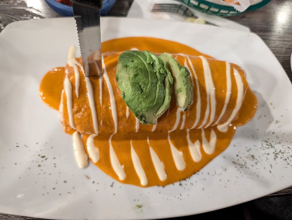 Seafood Burrito
